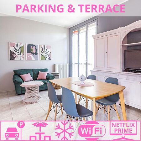 Parking & Terrace - Large 90 Mq - Self Check-In & Remote Access Apartman Como Kültér fotó